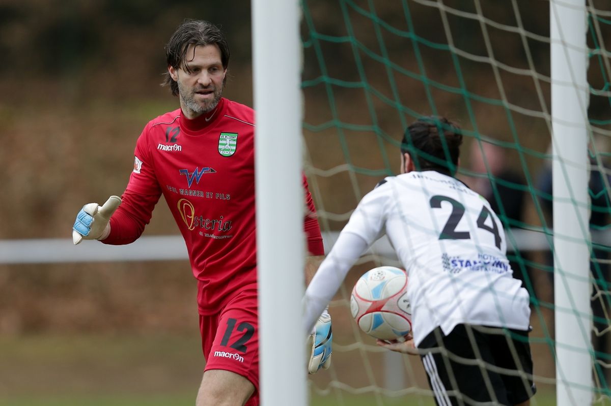 Jean-Francois Kornetzky a été malheureux sur le second but eschois.