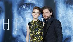Die Schauspieler Rose Leslie (l) und Kit Harington anlässlich der siebten Staffel von Game of Thrones.