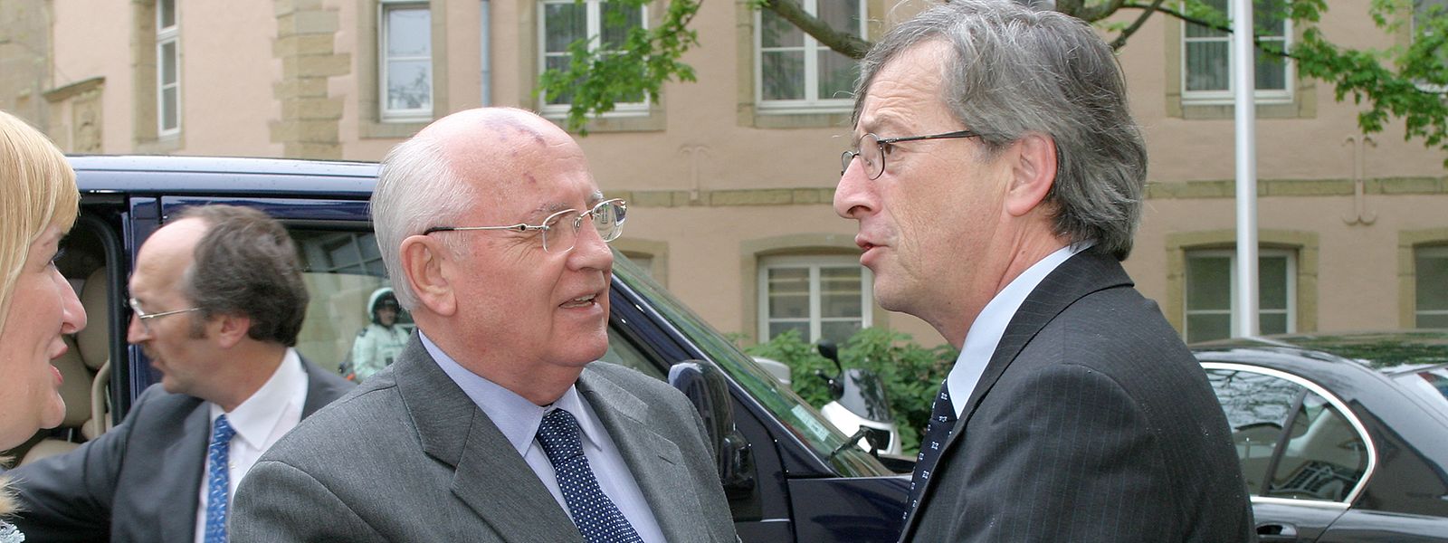 Em 2004, Mikhail Gorbatchov foi recebido no Ministério de Estado para uma visita de trabalho pelo então primeiro-ninistro Jean-Claude Juncker.