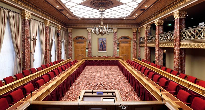 La Chambre des députés du Luxembourg.