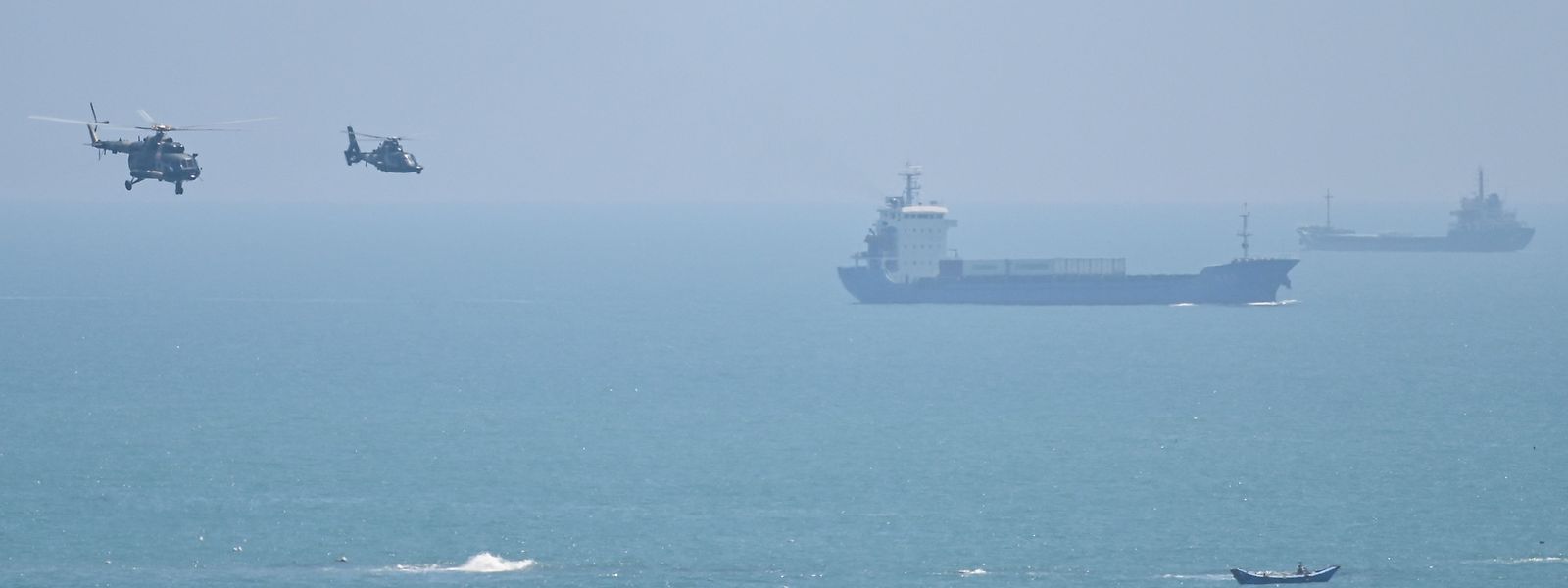 Chinesische Truppen haben vergangene Woche nur wenige Kilometer vor der Küste Taiwans eine Blockade der Insel geübt.