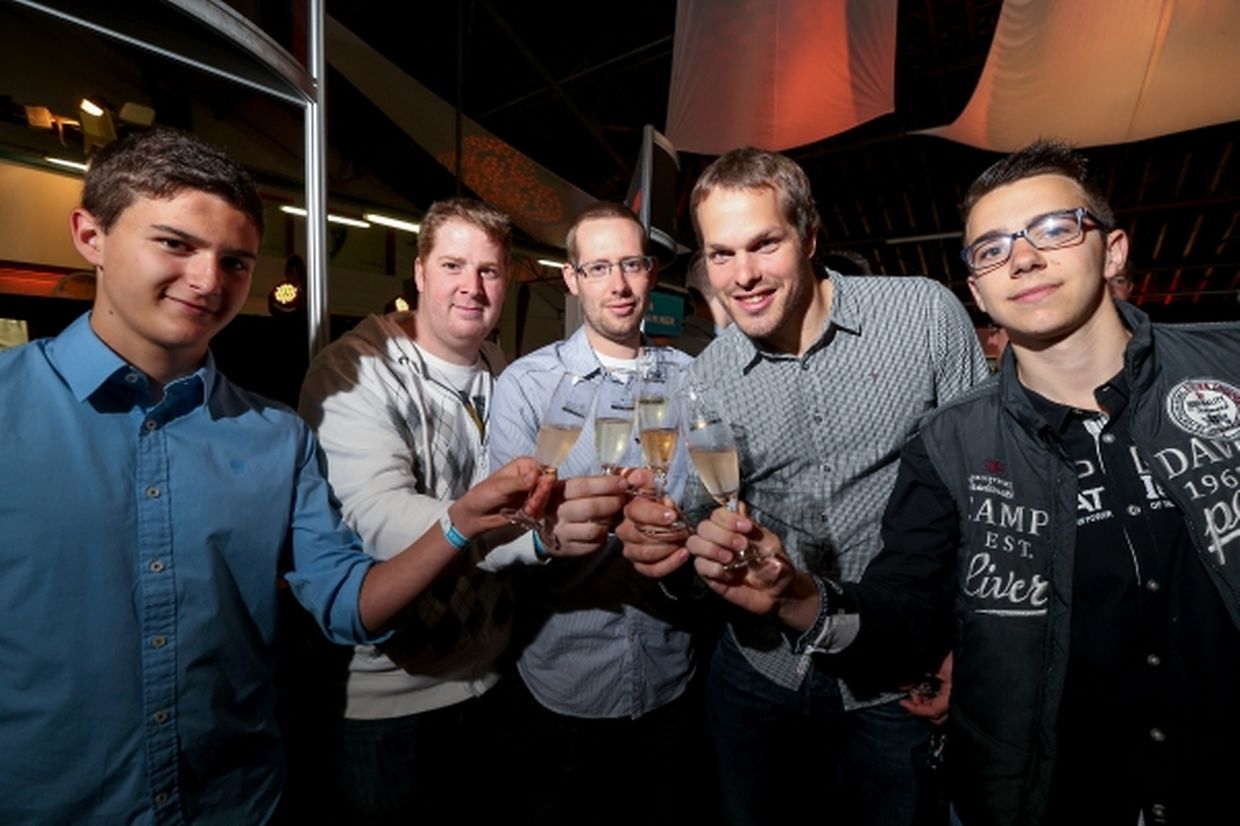 Proufdag in den "Caves du Sud" bei den Domaines Vinsmoselle in Remerschen. 